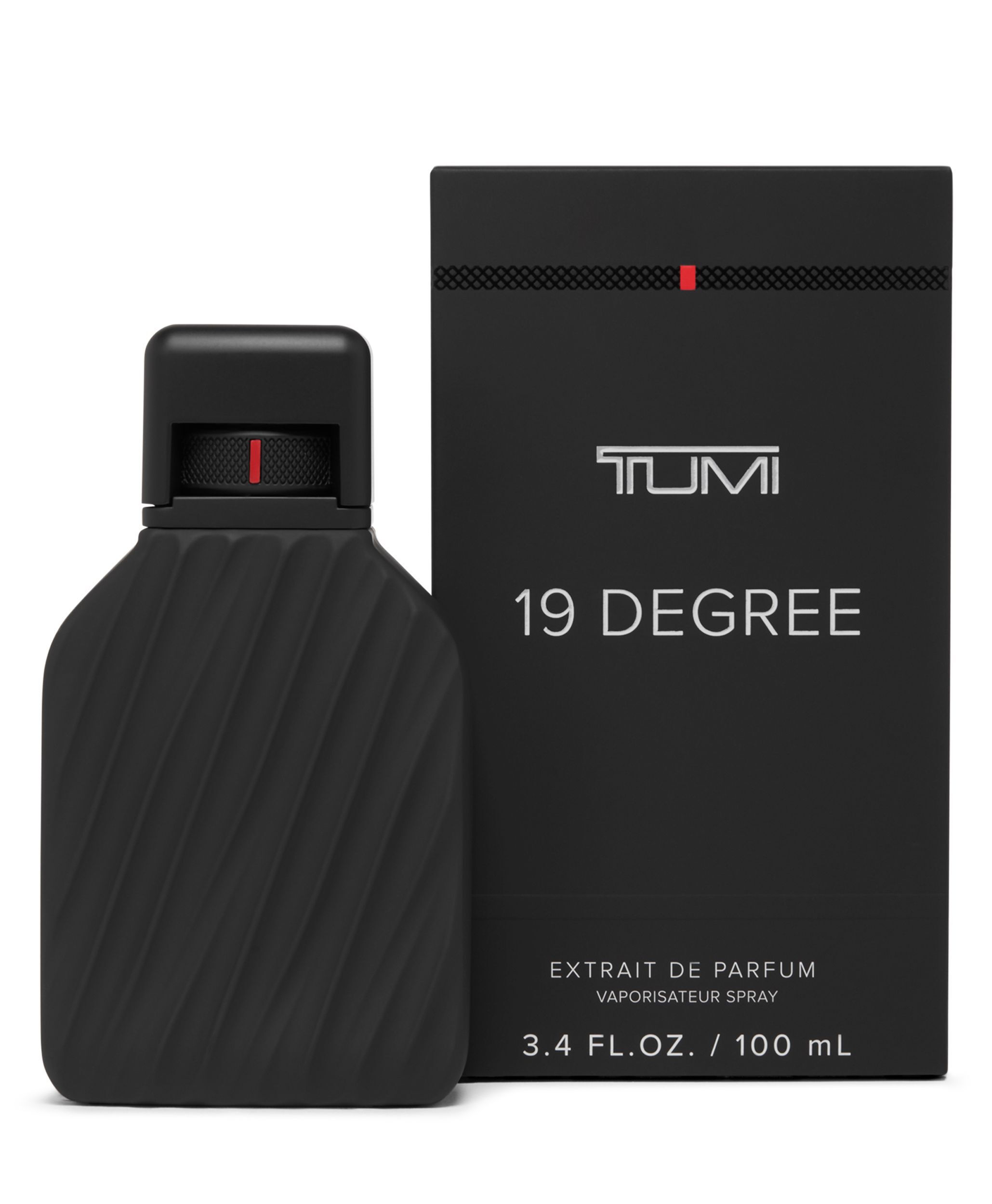Tumi 19 Degree Extrait De Parfum 3.4 Oz in Matte Black | Tumi