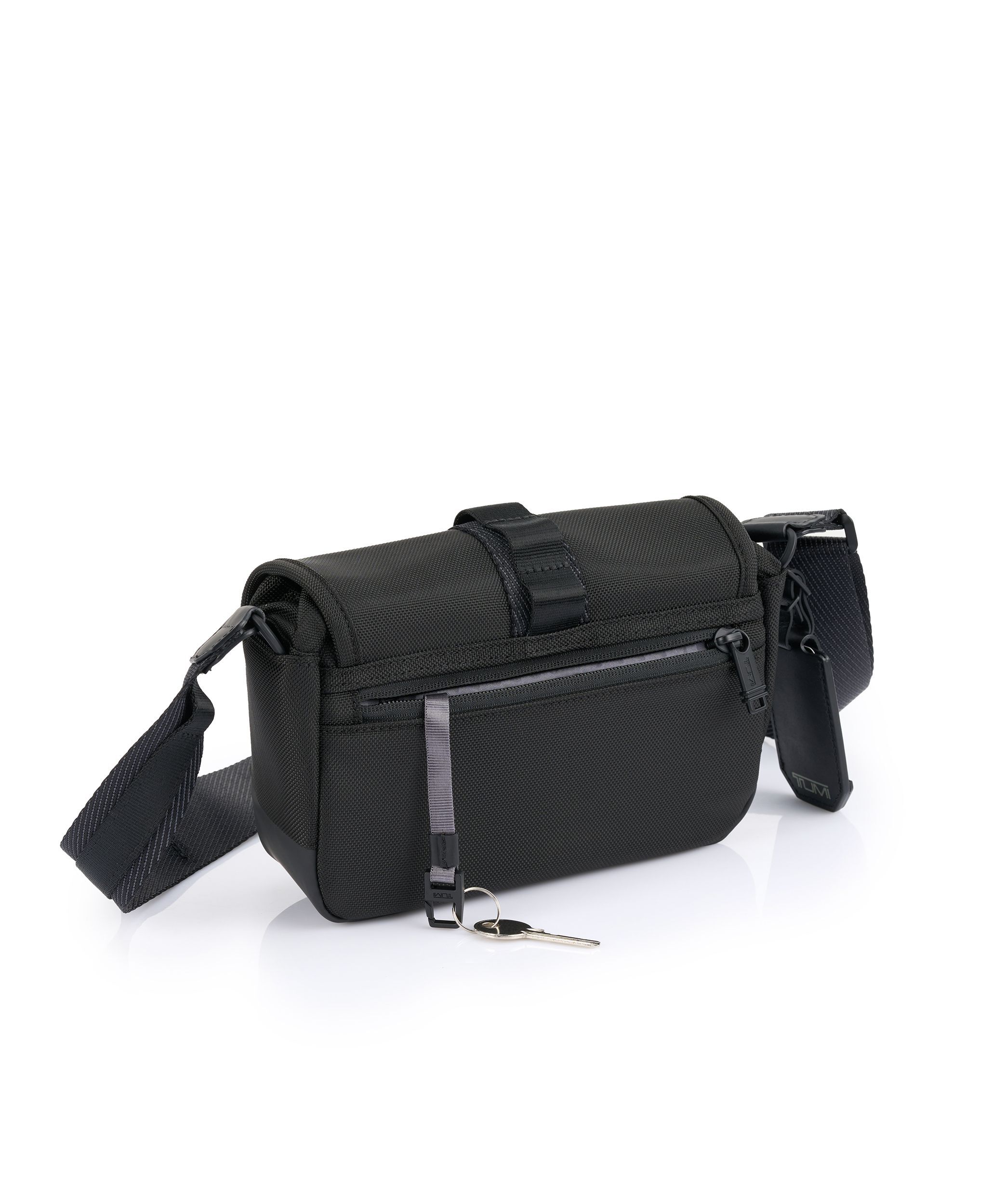 Compass Flap Crossbody in Black | Alpha Bravo | TUMI Malaysia