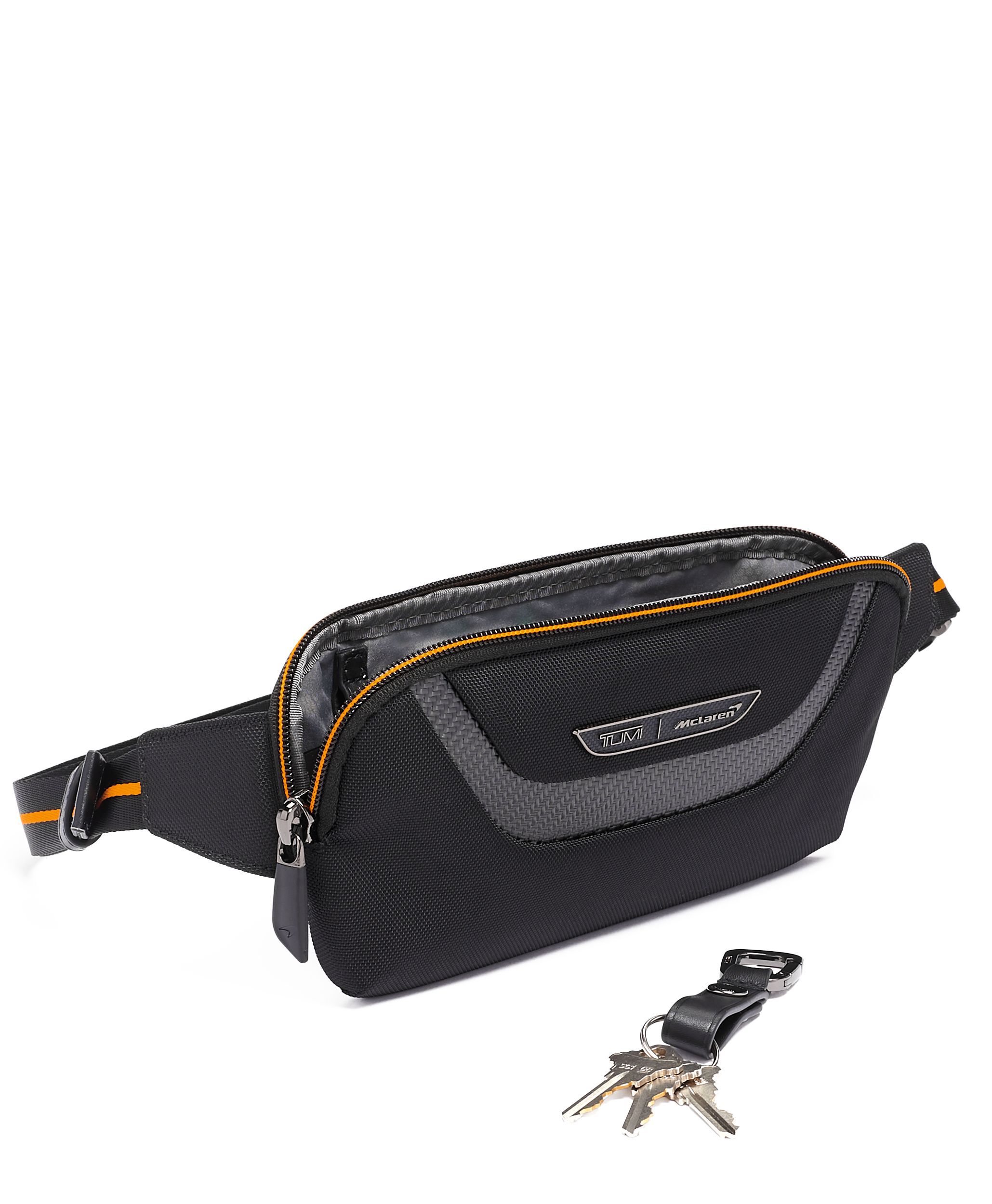 【TUMI×McLaren】　Brox Slim ショルダーバッグ Brox Slim Utility Pouch in Black | Tumi I Mclaren | TUMI Malaysia