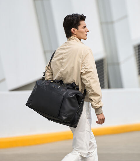 TUMI ALPHA Double Expansion Travel Satchel  lifestyle | TUMI