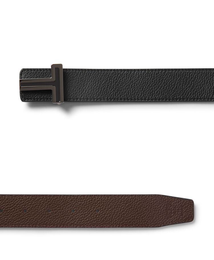 TUMI BELTS T Buckle Reversible Leather Belt 35mm 34  hi-res | TUMI