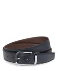 Horseshoe Reversible Saffiano Leather Belt 35mm OS44