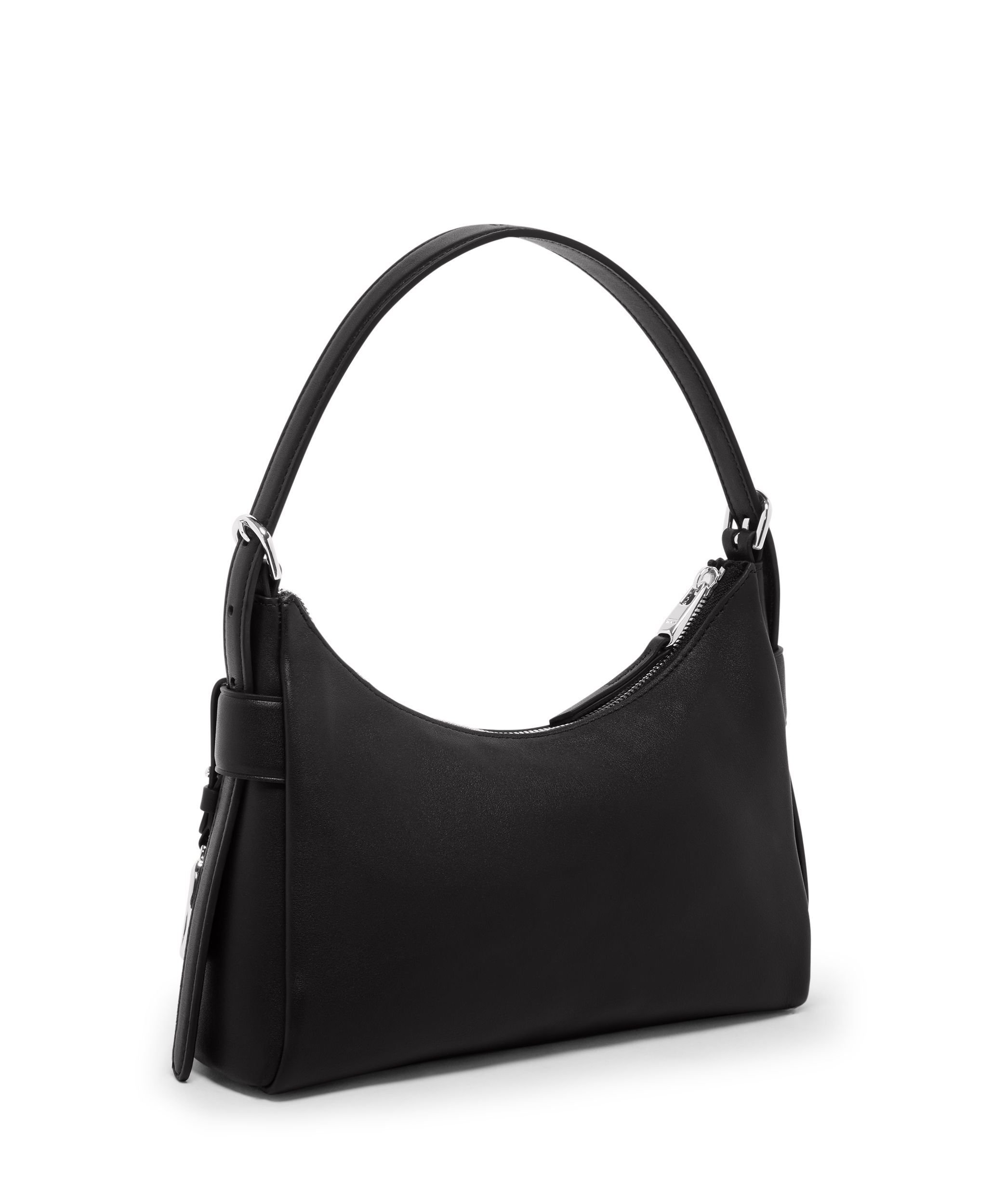 Evora Shoulder Bag in Black/Light Gold | Voyageur | TUMI