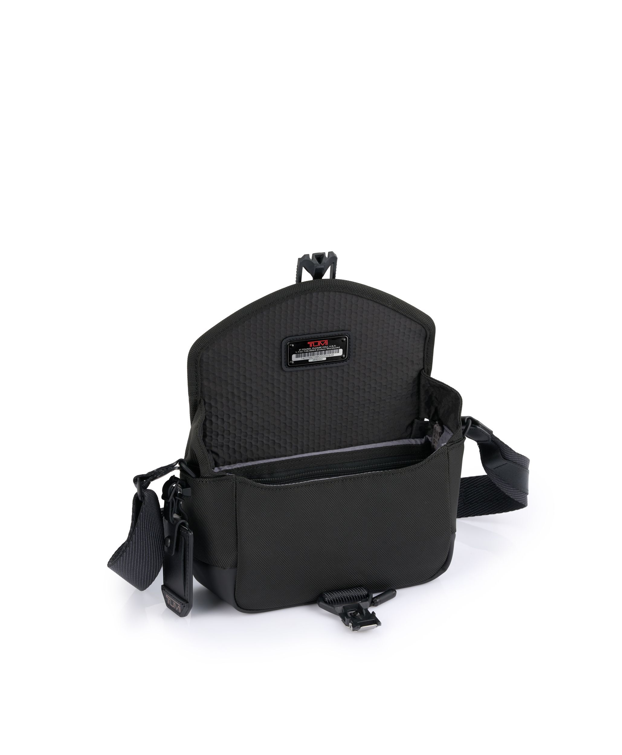 Compass Flap Crossbody in Black | Alpha Bravo | TUMI Malaysia