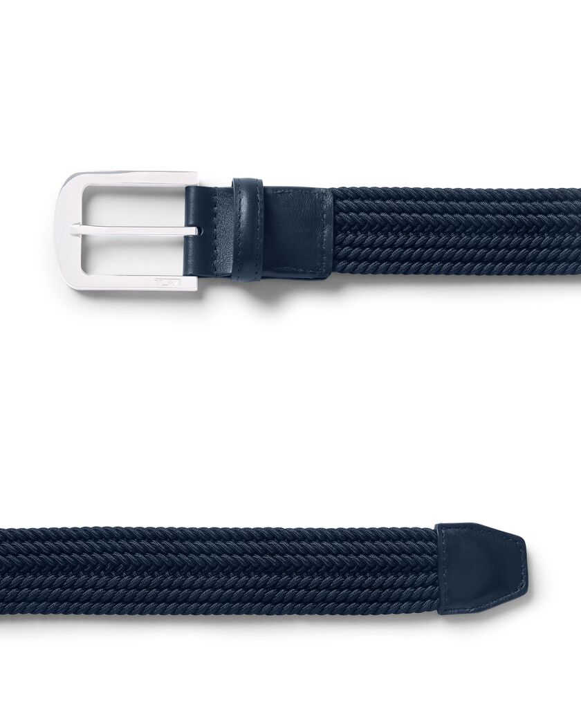TUMI BELTS Rounded Woven Belt 35mm  hi-res | TUMI
