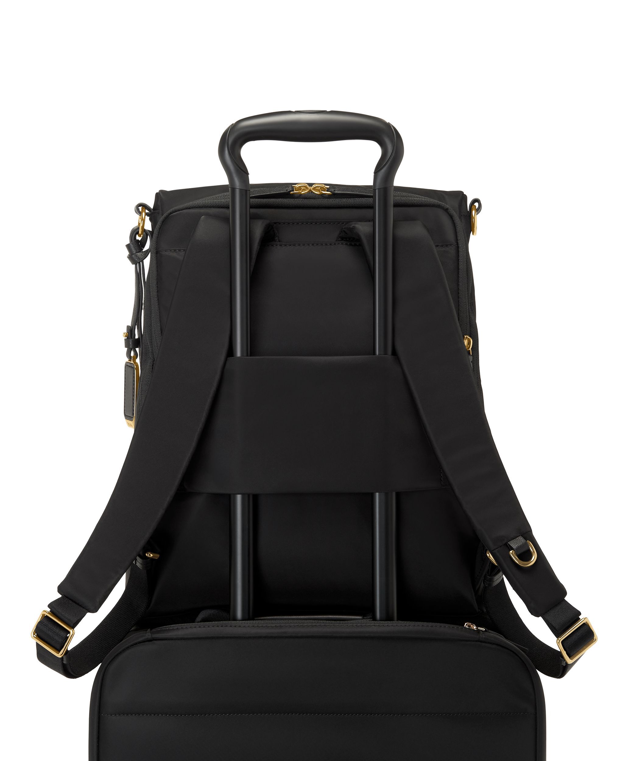Leigh Backpack/Tote in Black/Gold | Voyageur | TUMI Malaysia