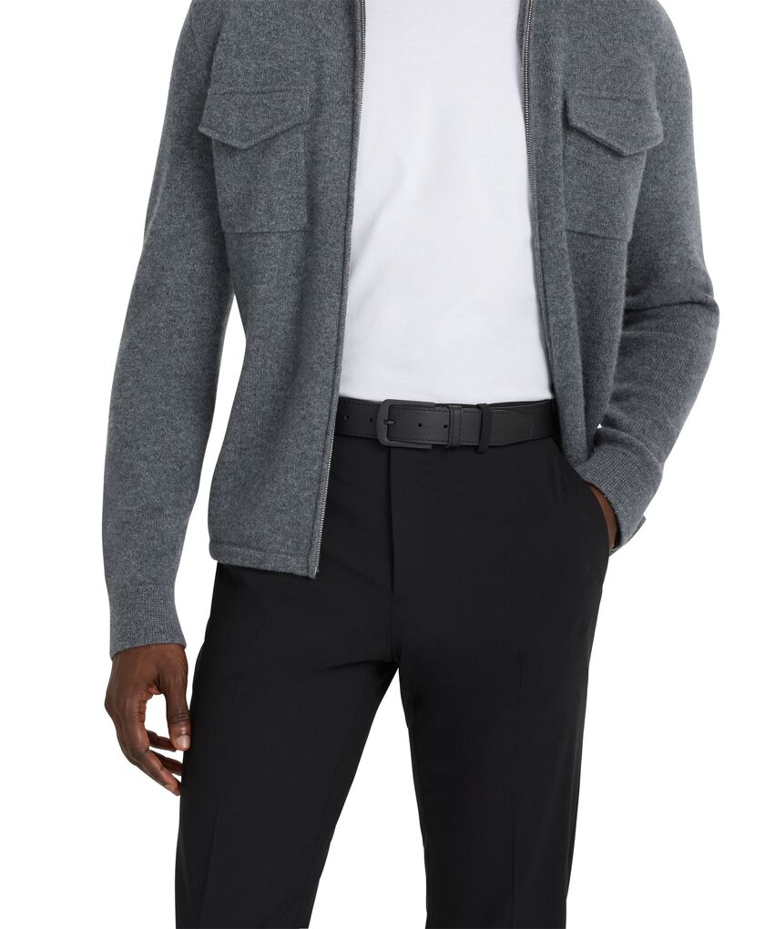 TUMI BELTS Rounded Rectangle Leather Belt 35mm OS44  hi-res | TUMI