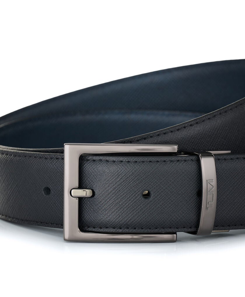 TUMI BELTS Rectangle Reversible Saffiano Leather Belt 35mm OS44  hi-res | TUMI