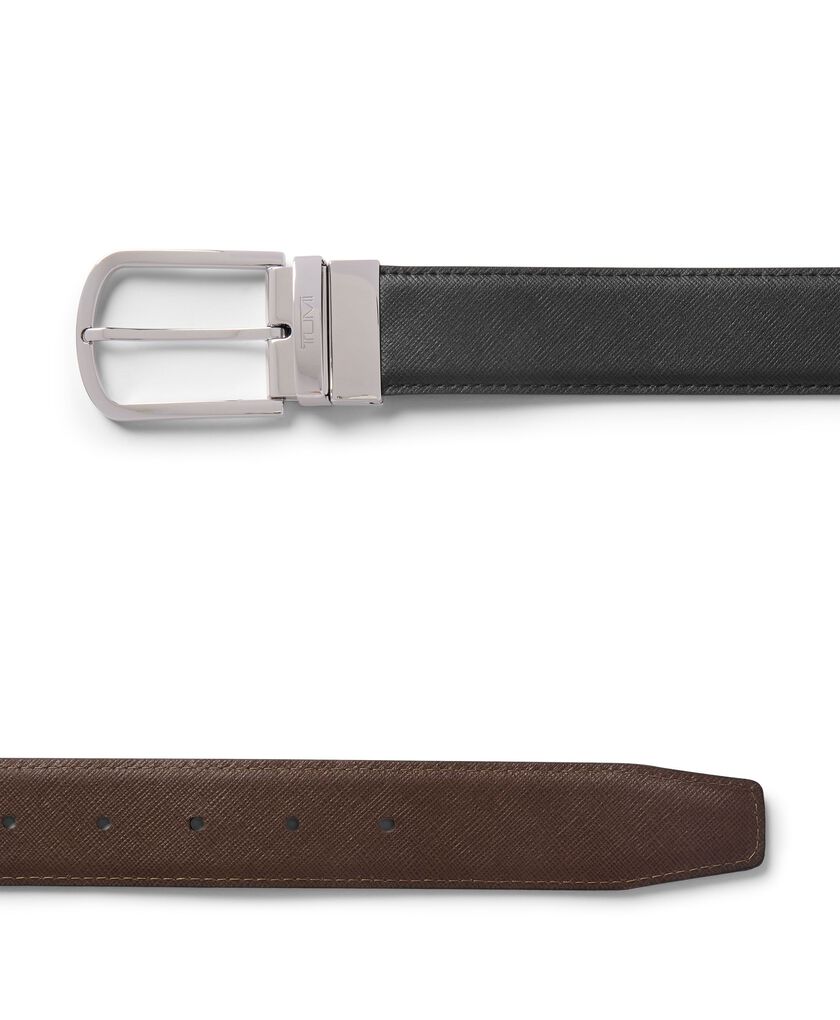 TUMI BELTS Horseshoe Reversible Saffiano Leather Belt 35mm OS44  hi-res | TUMI