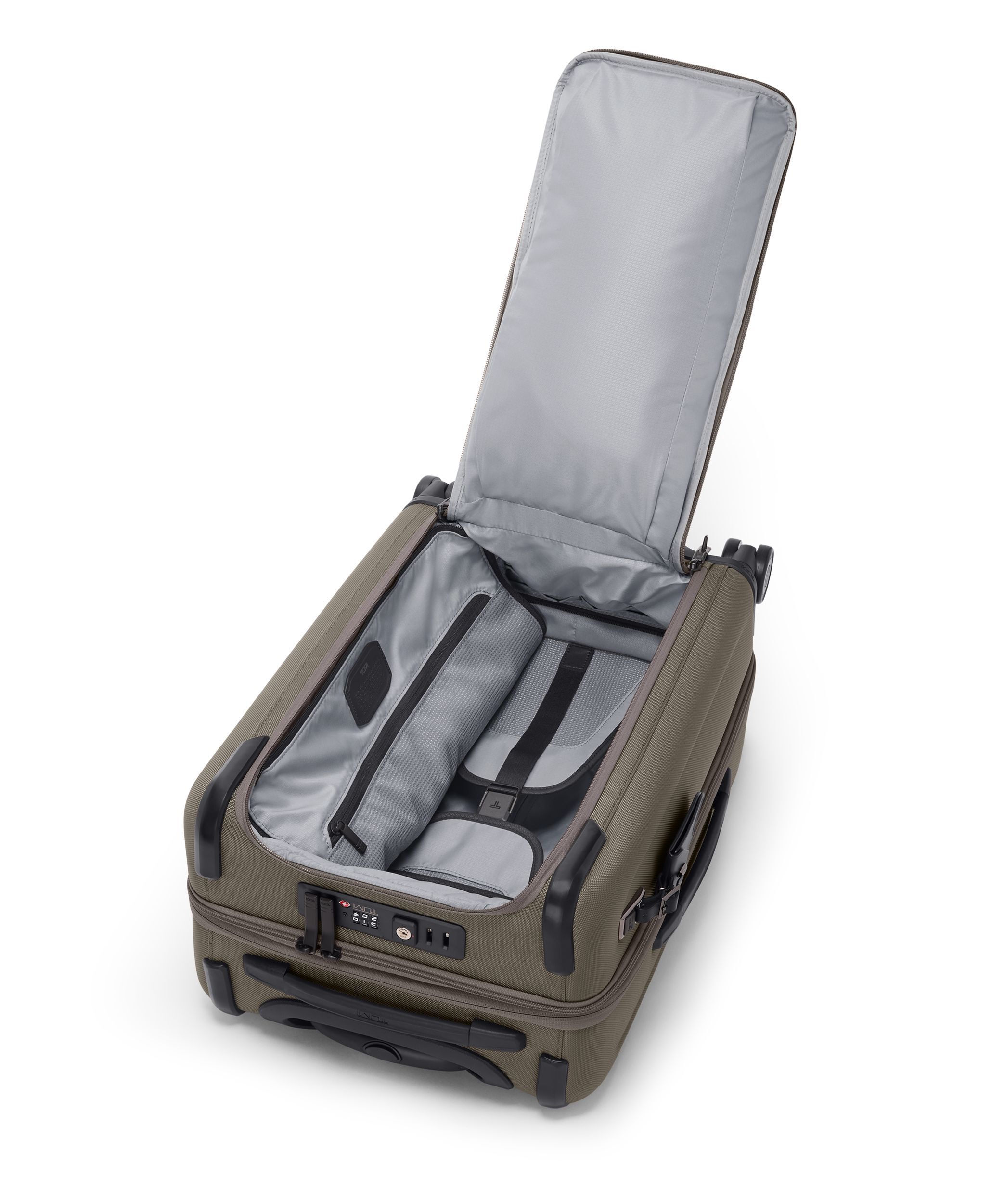 Dual Access Expandable Carry-On in Grey Alloy | Tumi Alpha | TUMI