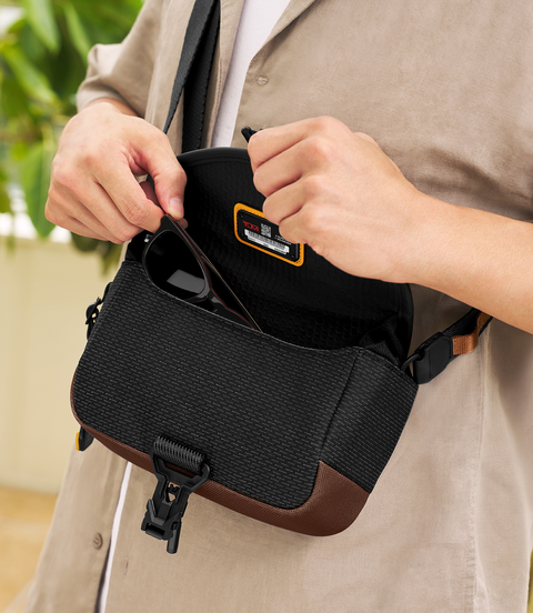 Tumi ALPHA BRAVO COMPASS CROSSBODY  lifestyle | TUMI