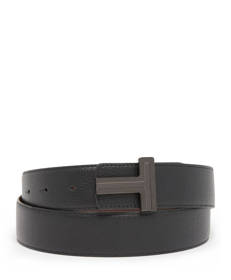 BELTS T Buckle Reversible Leather Belt, 35mm, 42  hi-res | TUMI