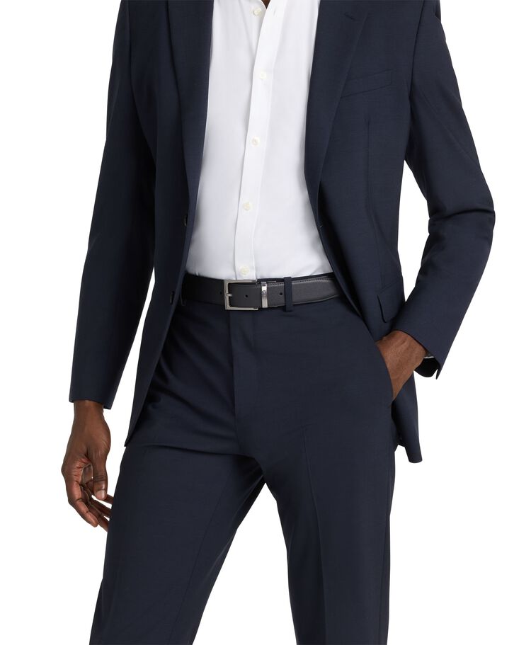 TUMI BELTS Rectangle Reversible Saffiano Leather Belt 35mm OS44  hi-res | TUMI