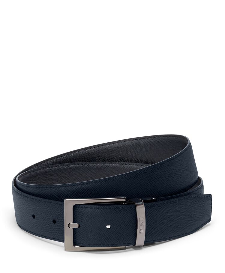 TUMI BELTS Rectangle Reversible Saffiano Leather Belt 35mm OS44  hi-res | TUMI