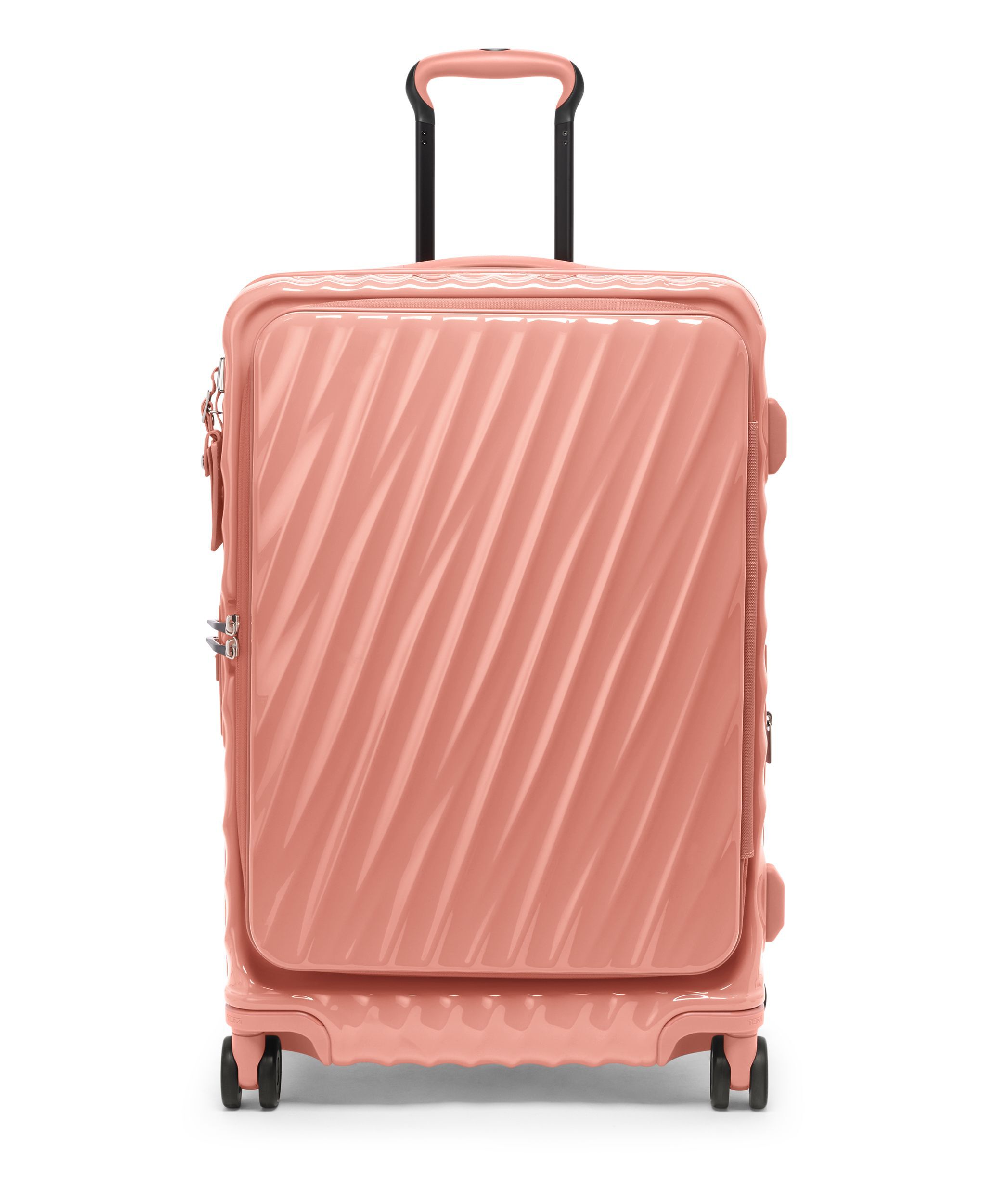 Medium Front Access Expandable Checked in Pink Clay | 19 Degree