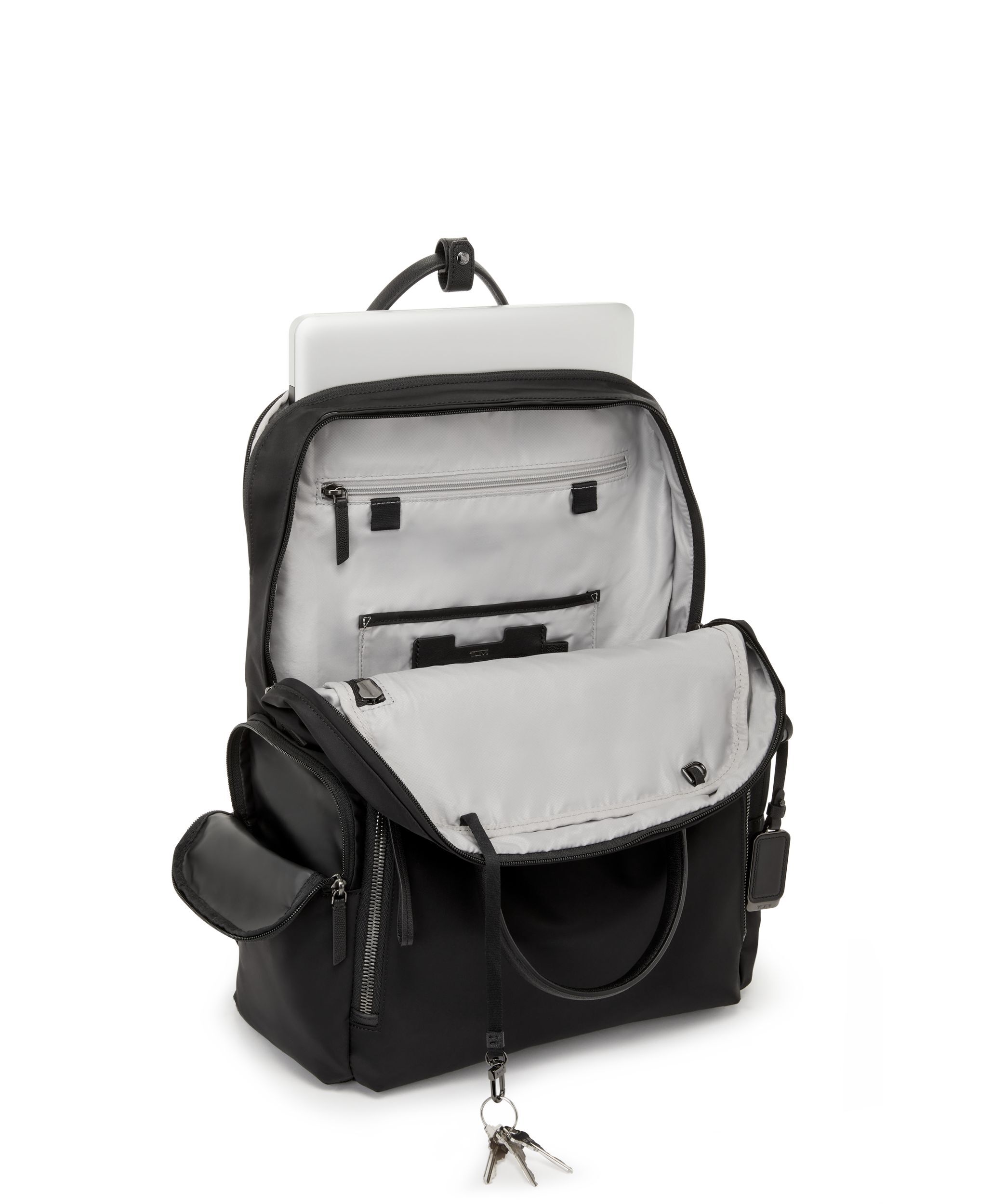Atlanta Backpack in Black/Gunmetal | Voyageur | TUMI Malaysia