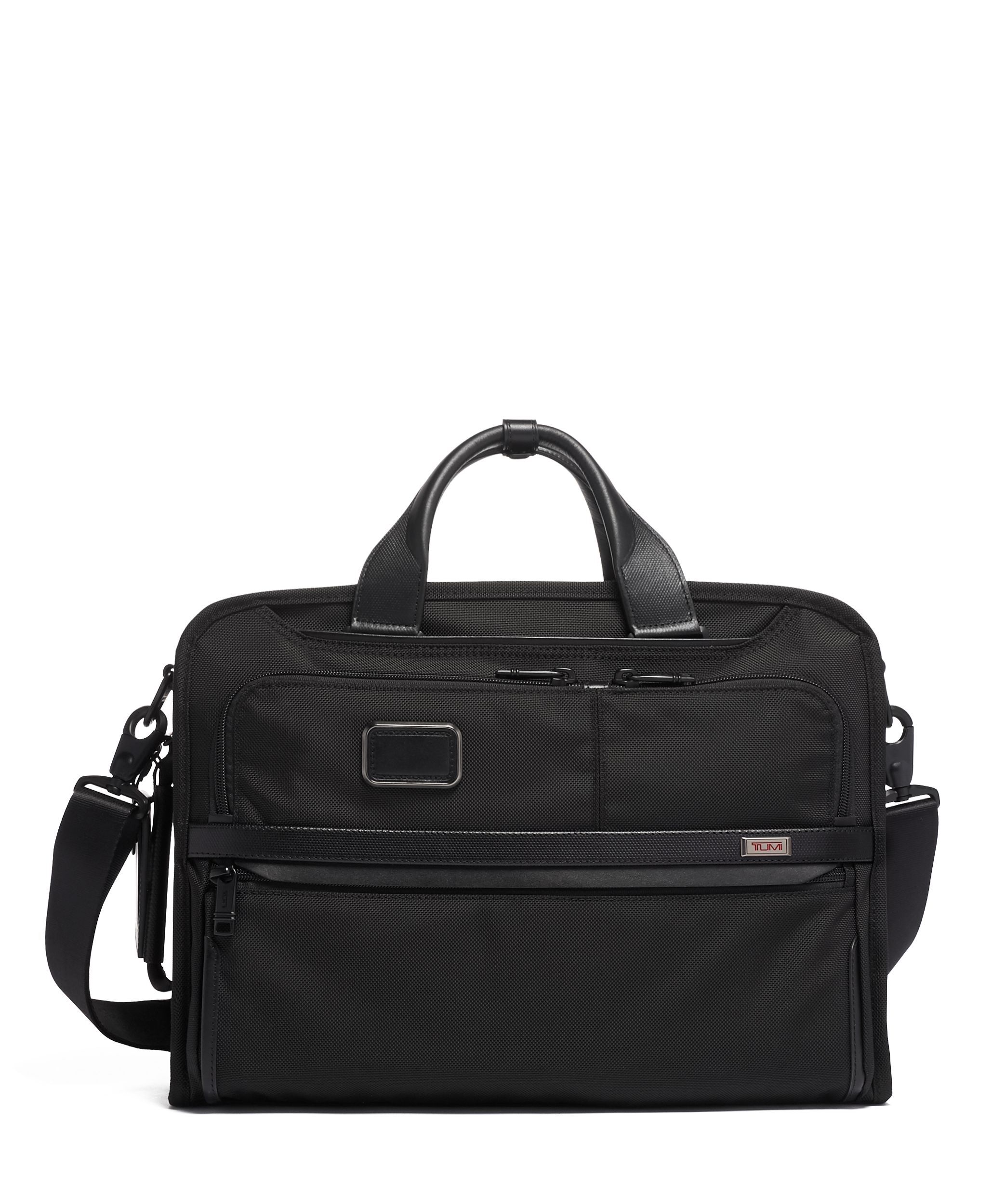 Slim Three Way Brief in Black | Alpha | TUMI Malaysia