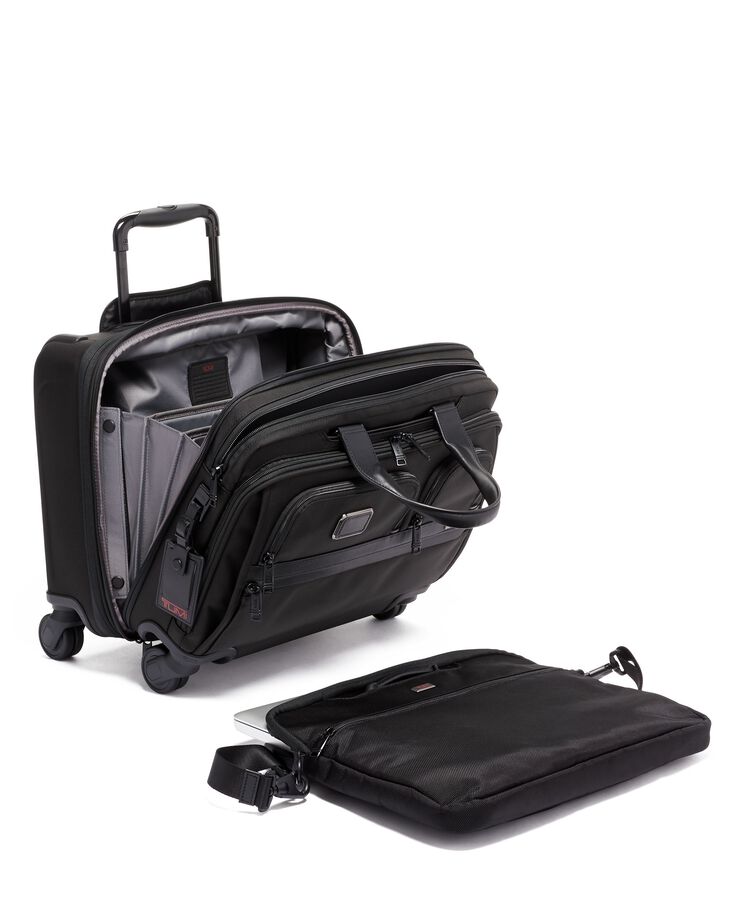 ALPHA Deluxe 4 Wheeled Laptop Case Brief  hi-res | TUMI