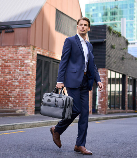 TUMI ALPHA Expandable Organizer Laptop Brief  lifestyle | TUMI