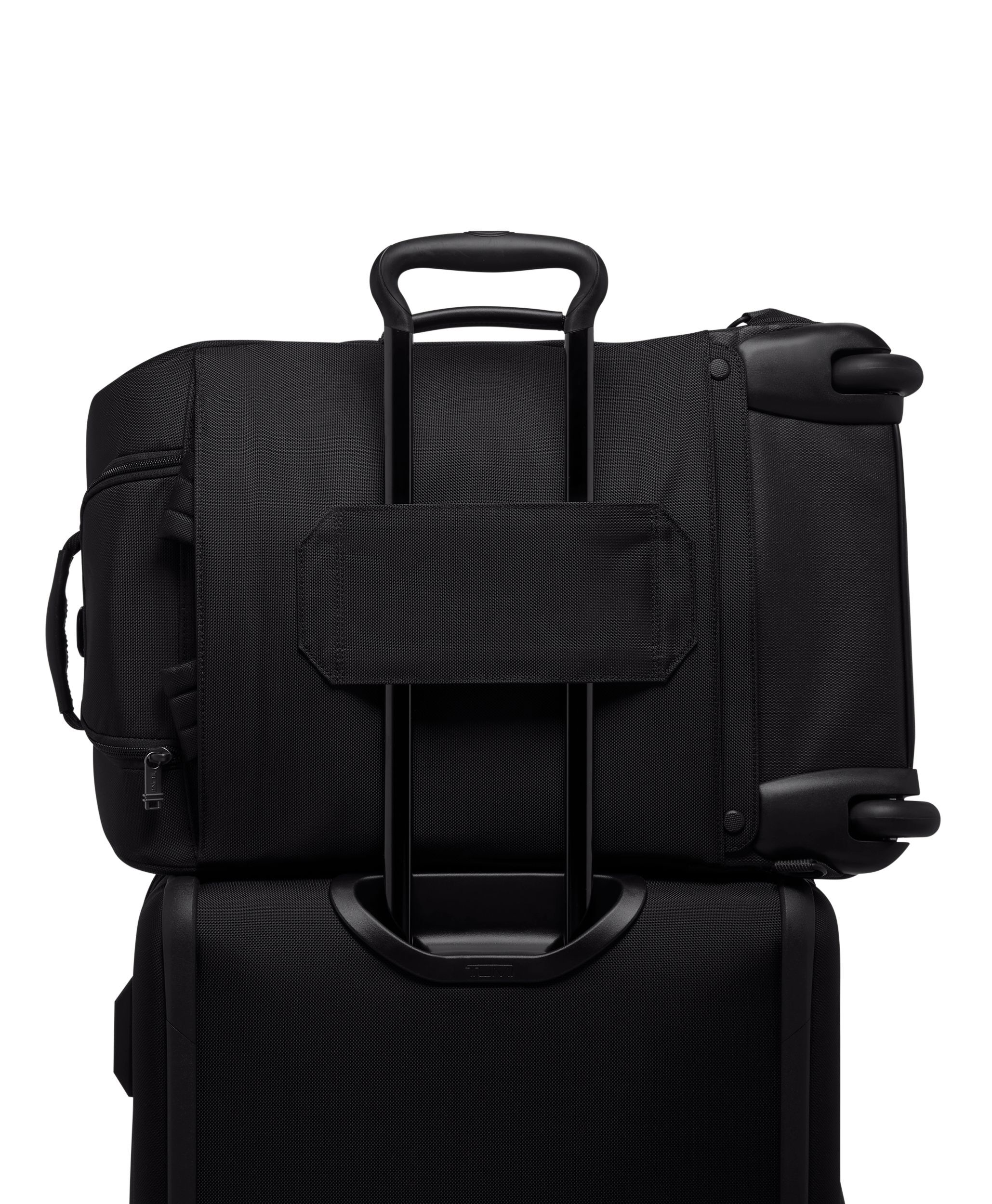 International 2 Wheel Duffel Backpack Carry On in Black | Alpha