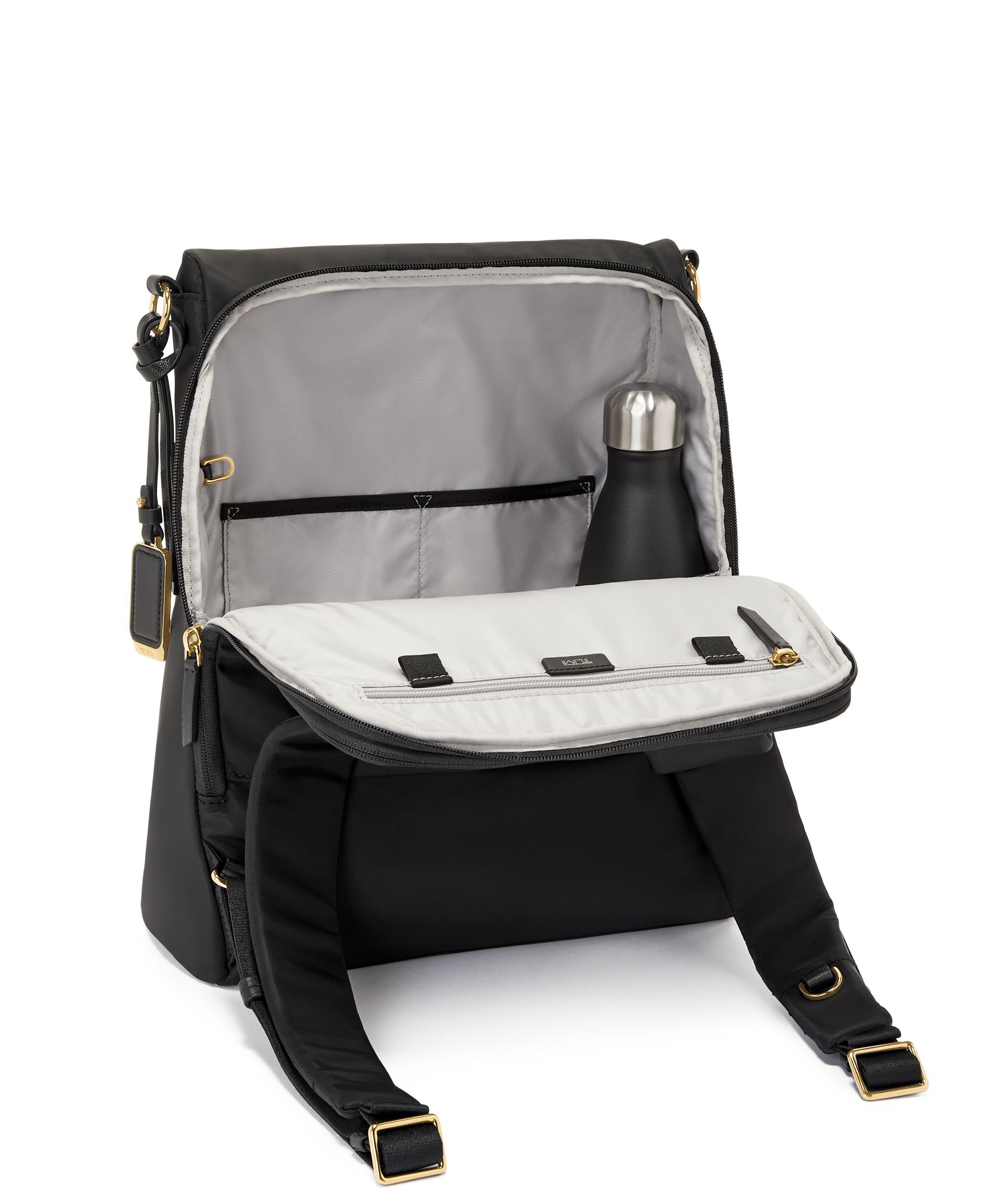 Leigh Backpack/Tote in Black/Gold | Voyageur | TUMI Malaysia