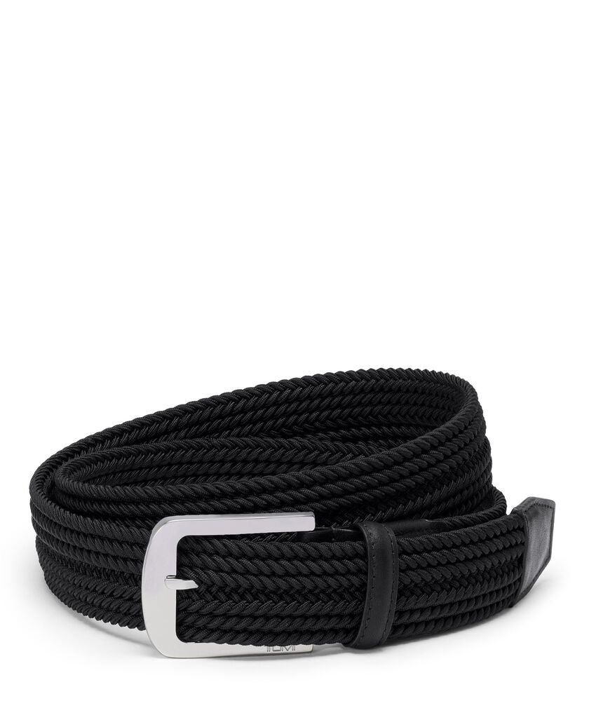TUMI BELTS Rounded Woven Belt 35mm  hi-res | TUMI