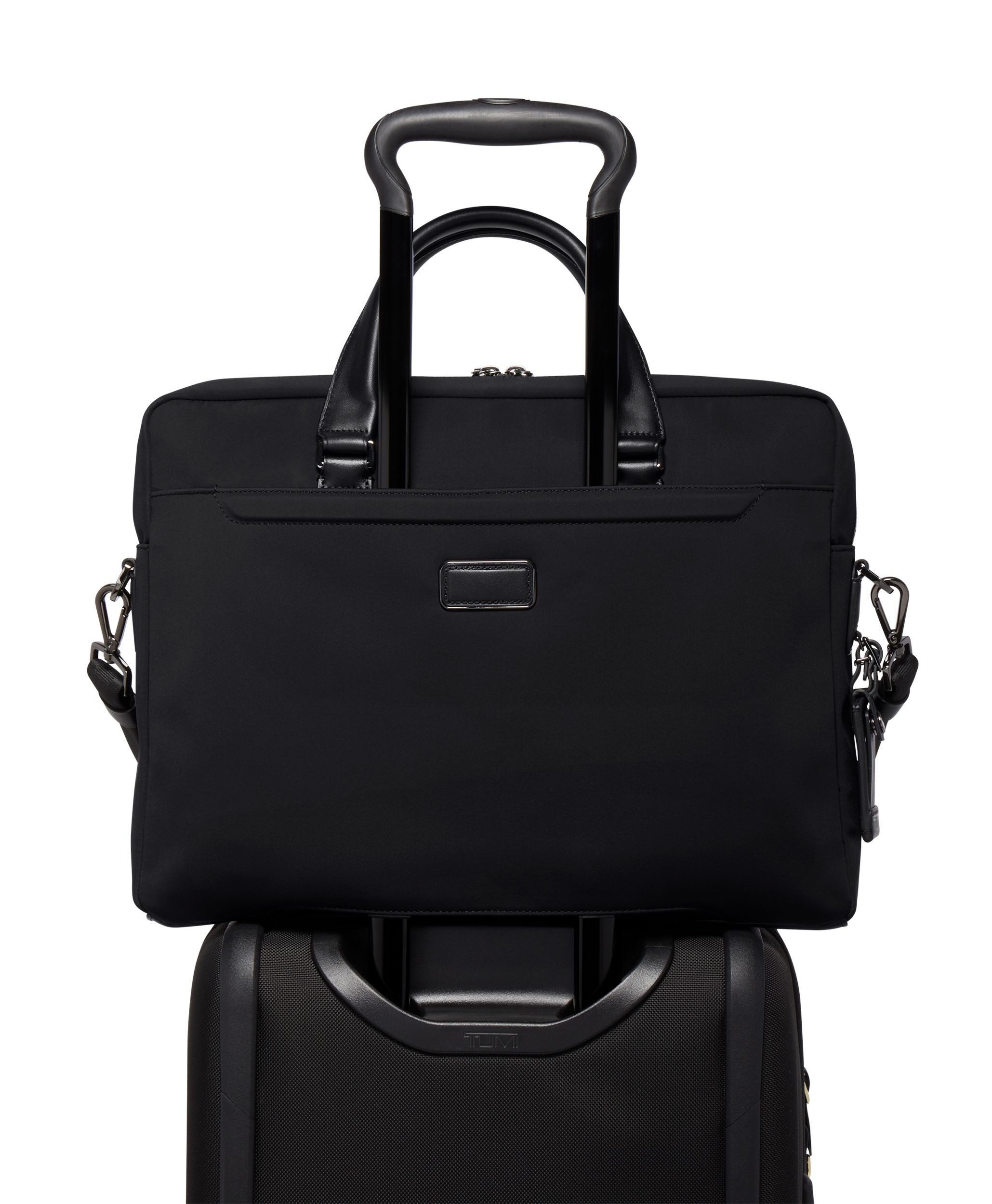 Avondale Top Zip Brief in Black | Harrison | TUMI Malaysia