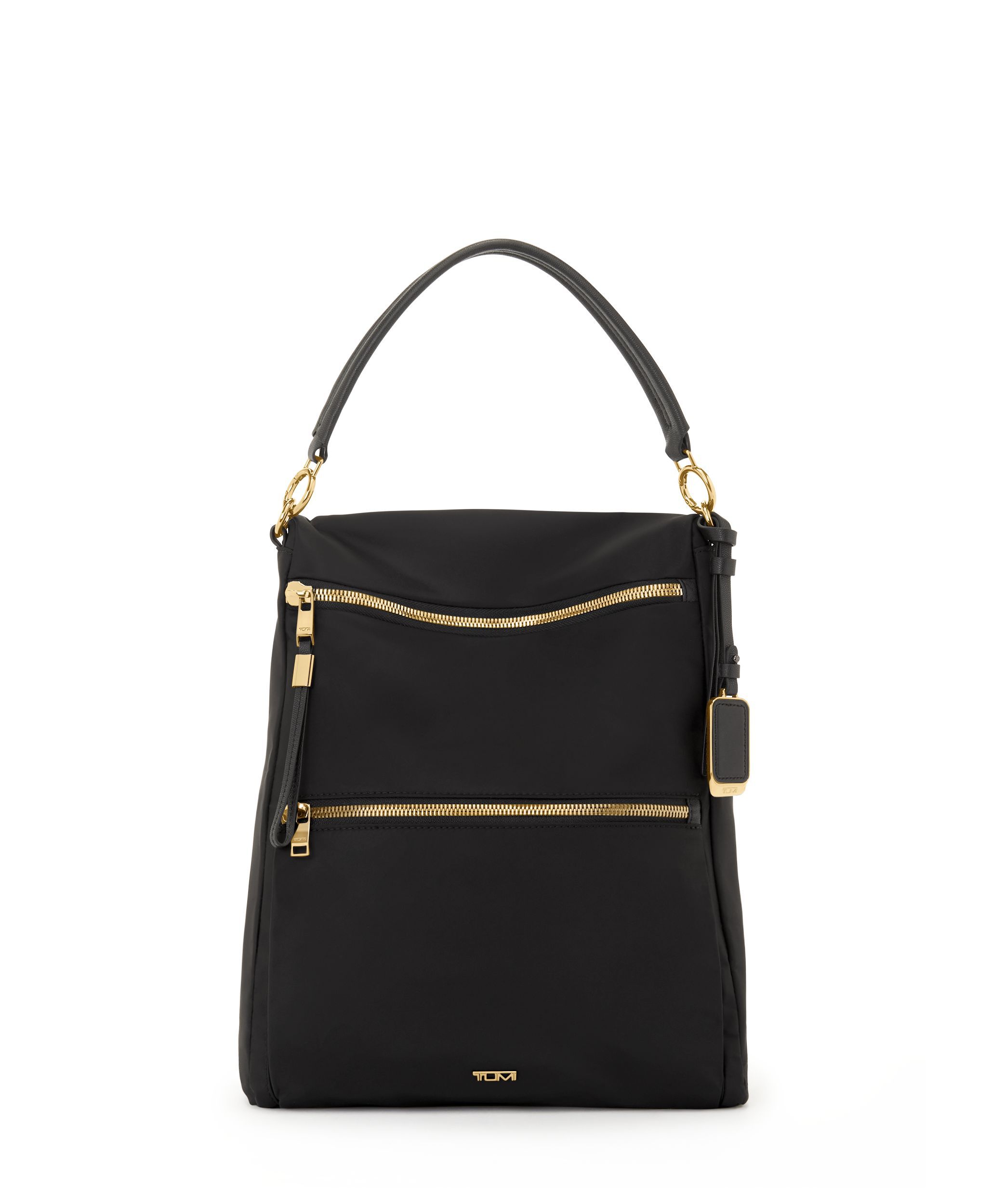 Leigh Backpack/Tote in Black/Gold | Voyageur | TUMI Malaysia