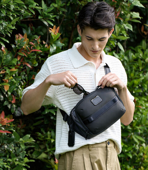 Tumi ALPHA BRAVO RANGER CROSSBODY  lifestyle | TUMI